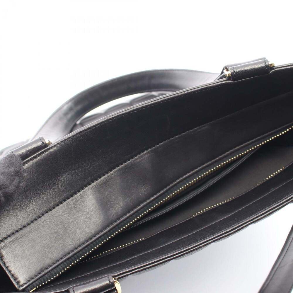 CHANEL Black Lambskin Leather Tote Bag - Picture 6 of 12